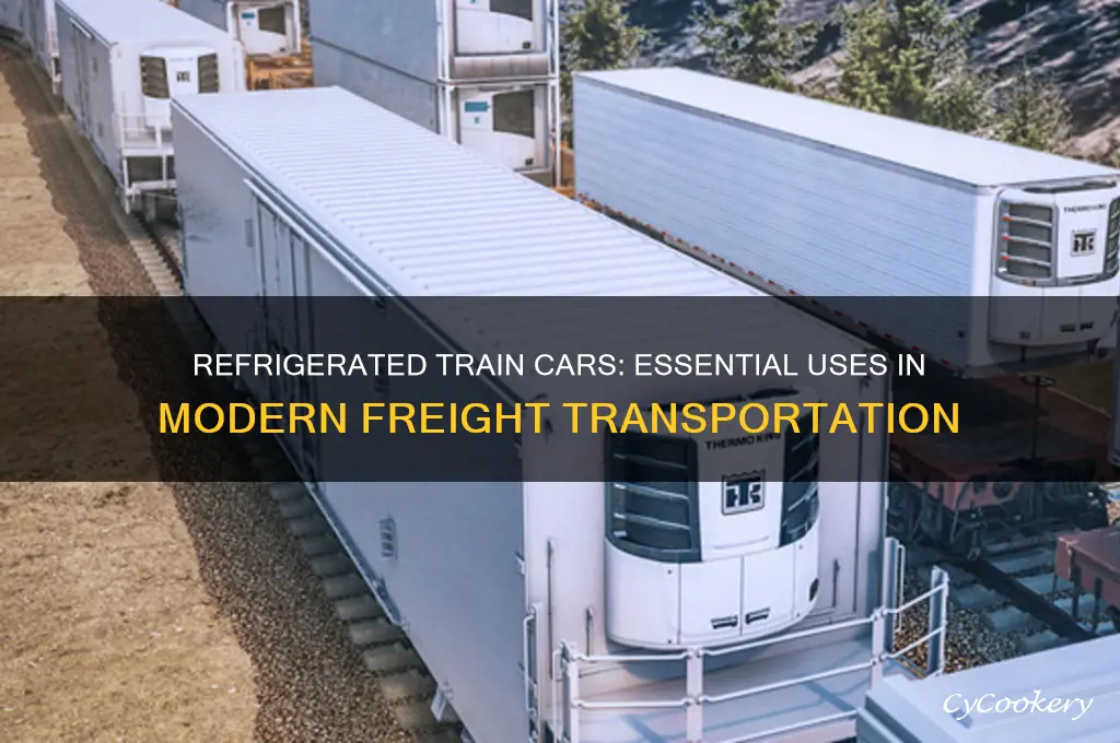 what are refrigerated train cars used for