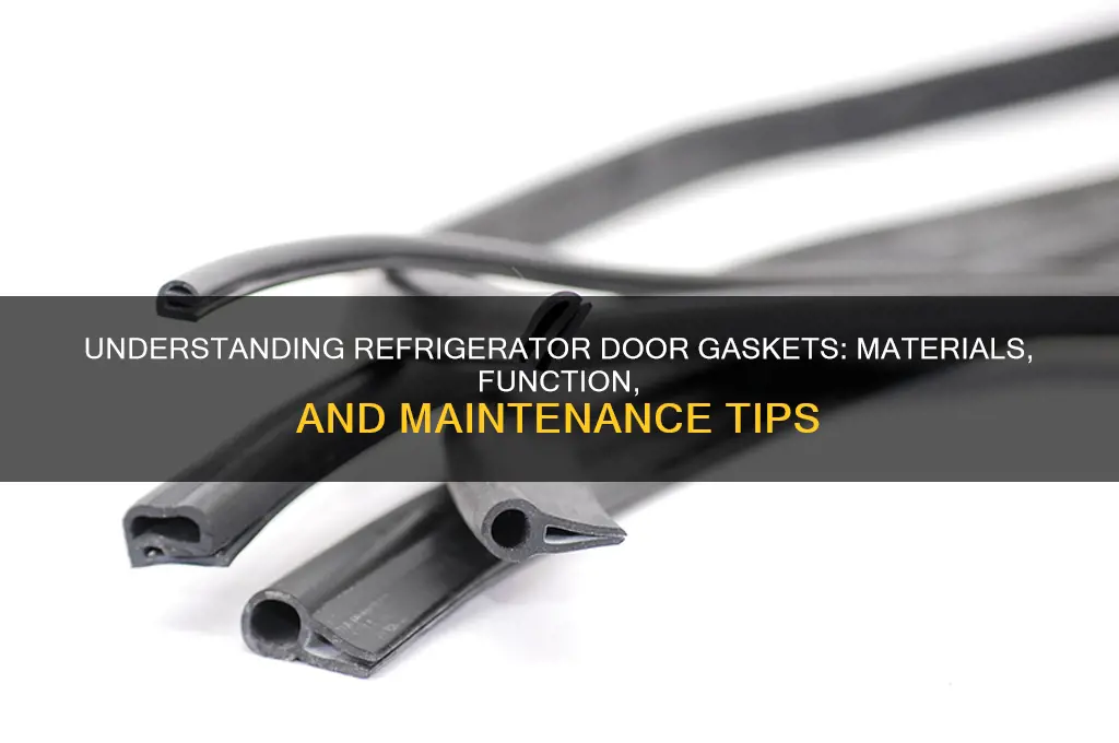 what are refrigerator door gaskets made of