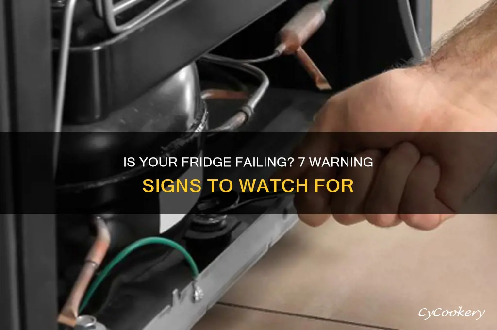 what are signs your refrigerator is going