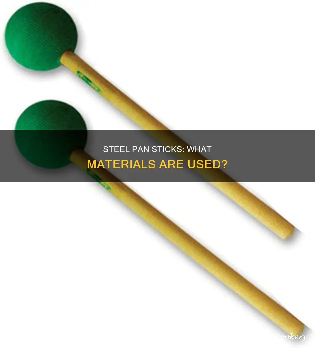 what are steel pan sticks made of