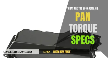 Torque Specs for 2010 Jetta Oil Pan: The Complete Guide
