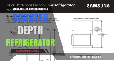 Counter Depth Refrigerator Dimensions: A Comprehensive Guide to Sizing