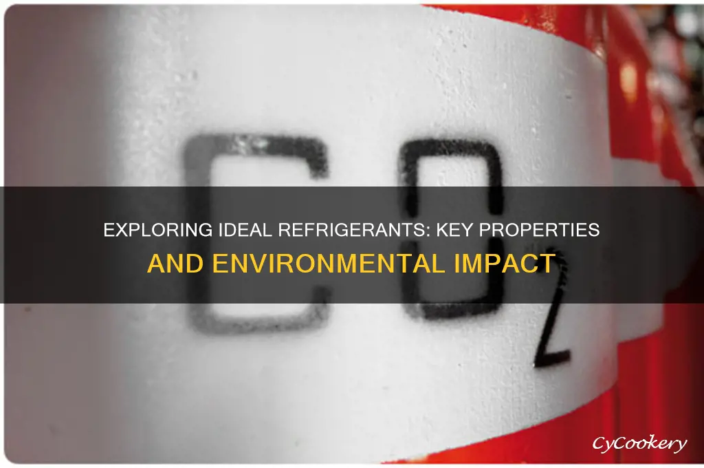 what are the properties of ideal refrigerants