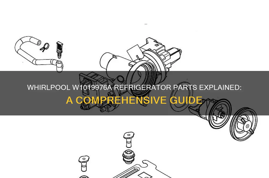 what are the refrigerator parts whirpool w1019976a