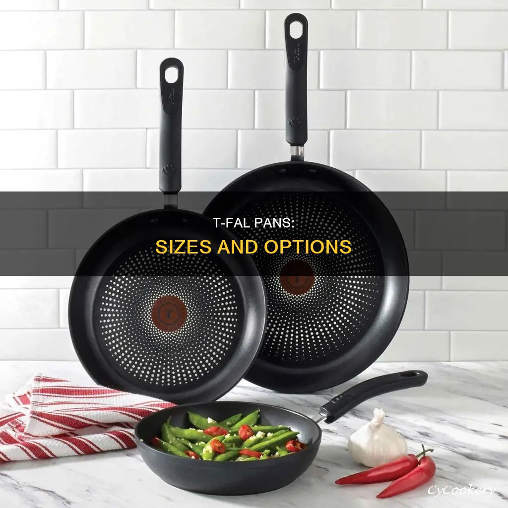 what are the sizes of t-fal pans