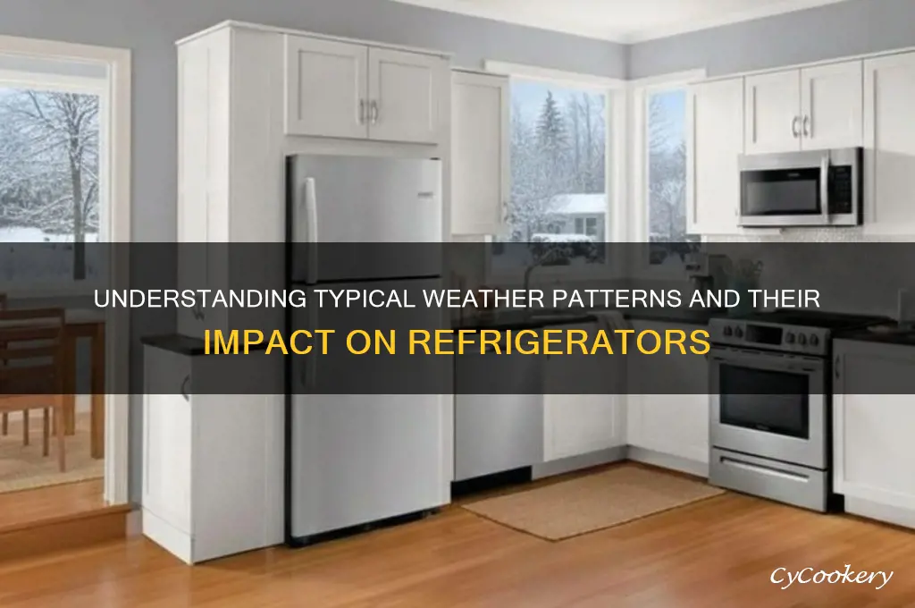 what are typical weather patterns a refrigerator