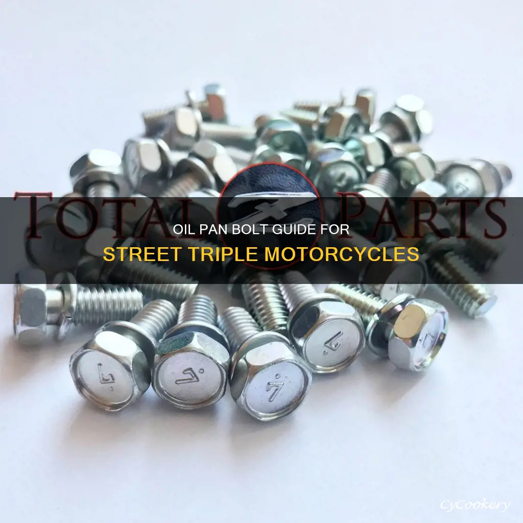 what bolts for oil pan street triple