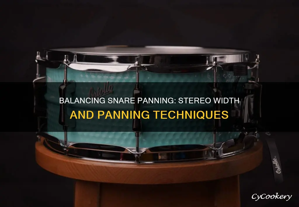what can balance a snare panning