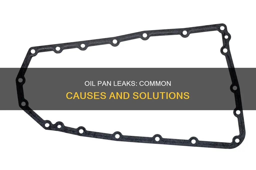 what can cause a leaking oil pan