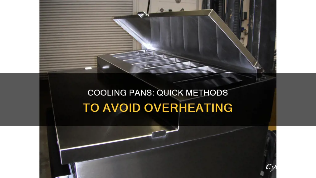 what can cool a pan down quickly