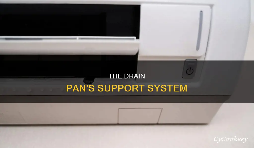 what can drain pan sit on
