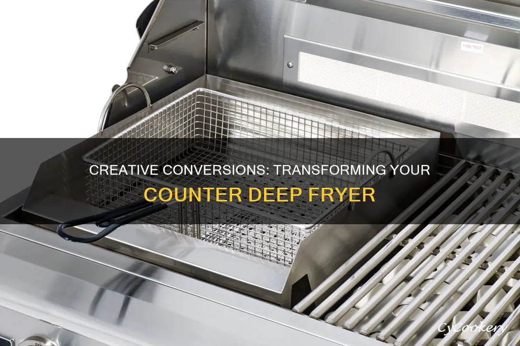 what can i convert a counter deep fryer into