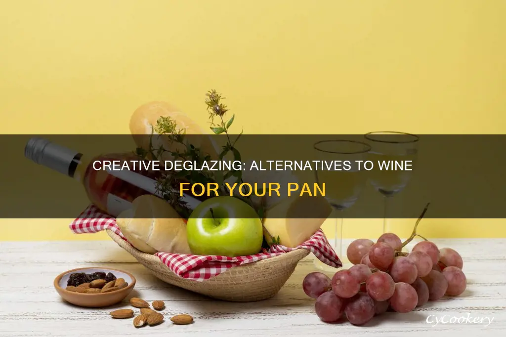 what can I deglaze a pan with besides wine