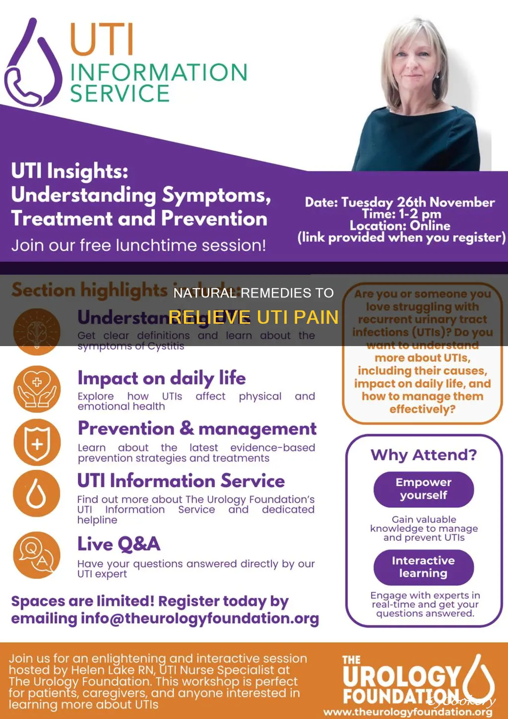 what can I do for pan from uti