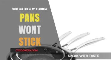 How to Prevent Food From Sticking to Stainless Steel Pans