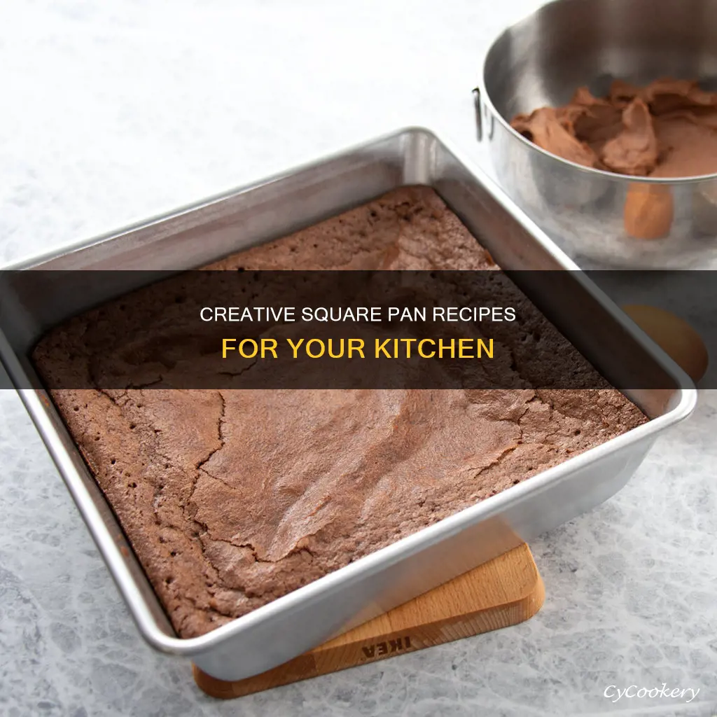 what can I do with kitchen square pans