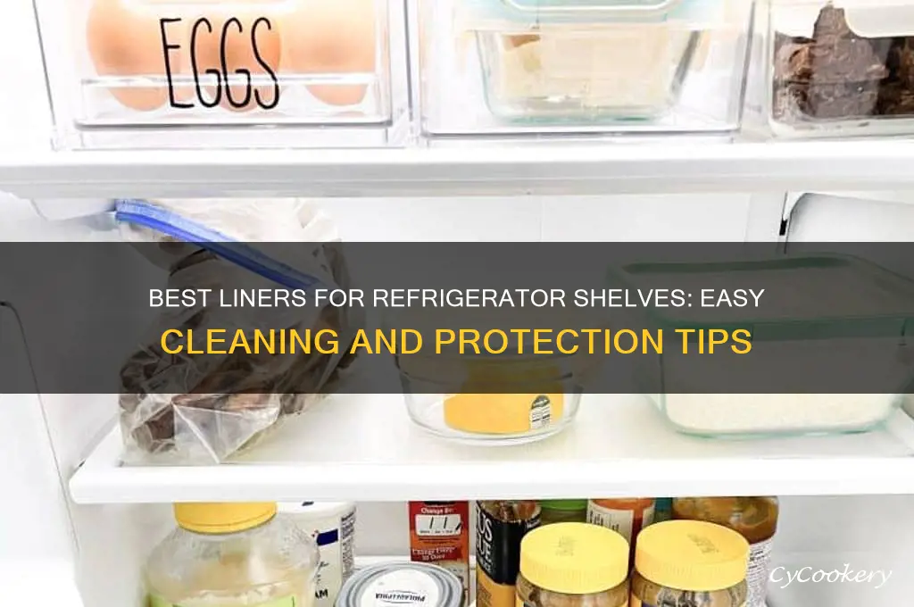what can i line my refrigerator shelves with