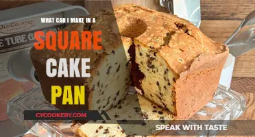 Creative Square Cake Pan Recipes