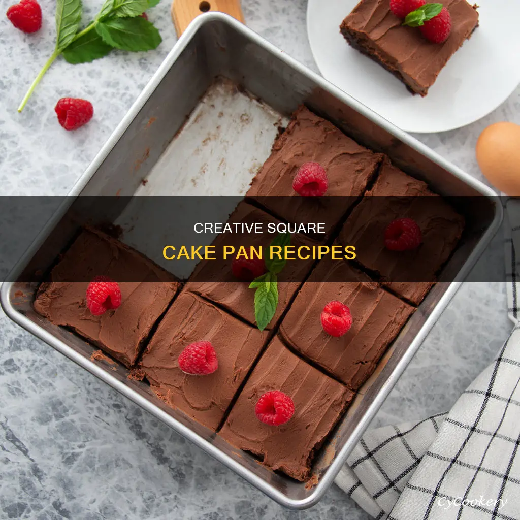 what can I make in a square cake pan