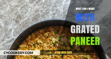 Delicious Grated Paneer: Creative Culinary Ideas