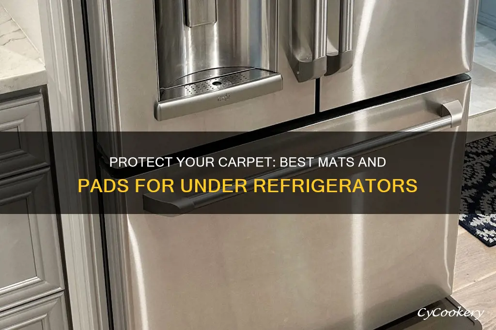 what can i put under my refrigerator on carpet