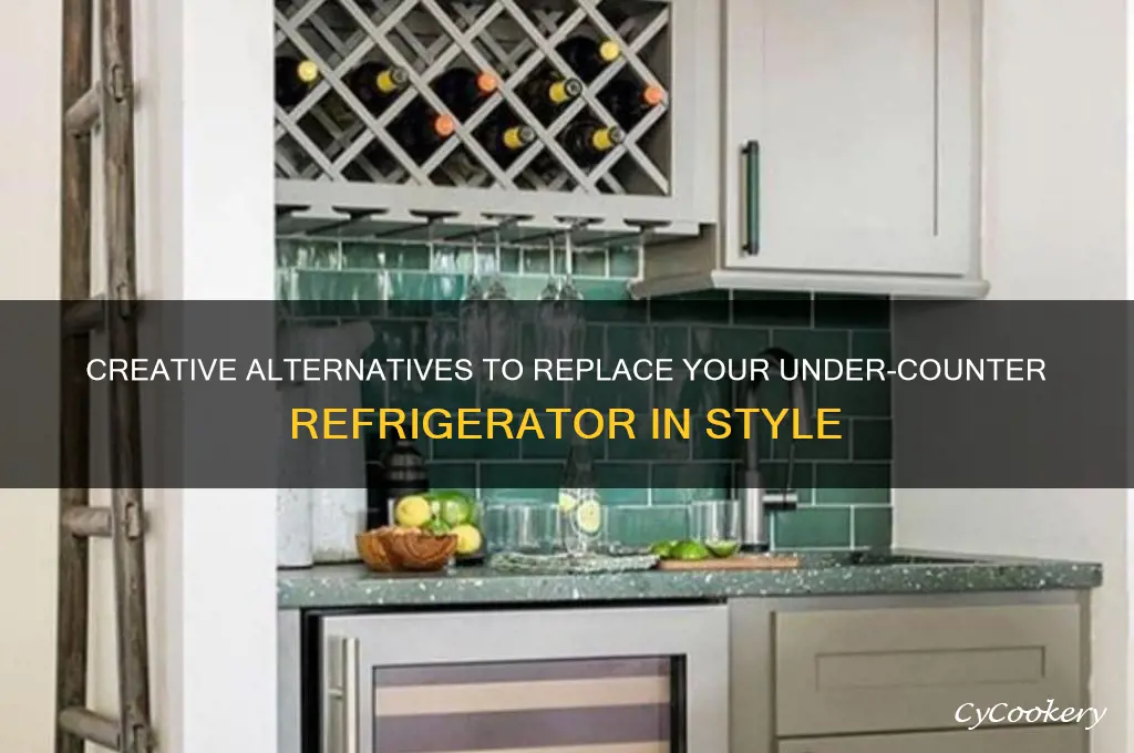 what can i replace an under counter refrigerator with