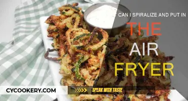 Creative Spiralizing: Air Fryer Veggie Delights