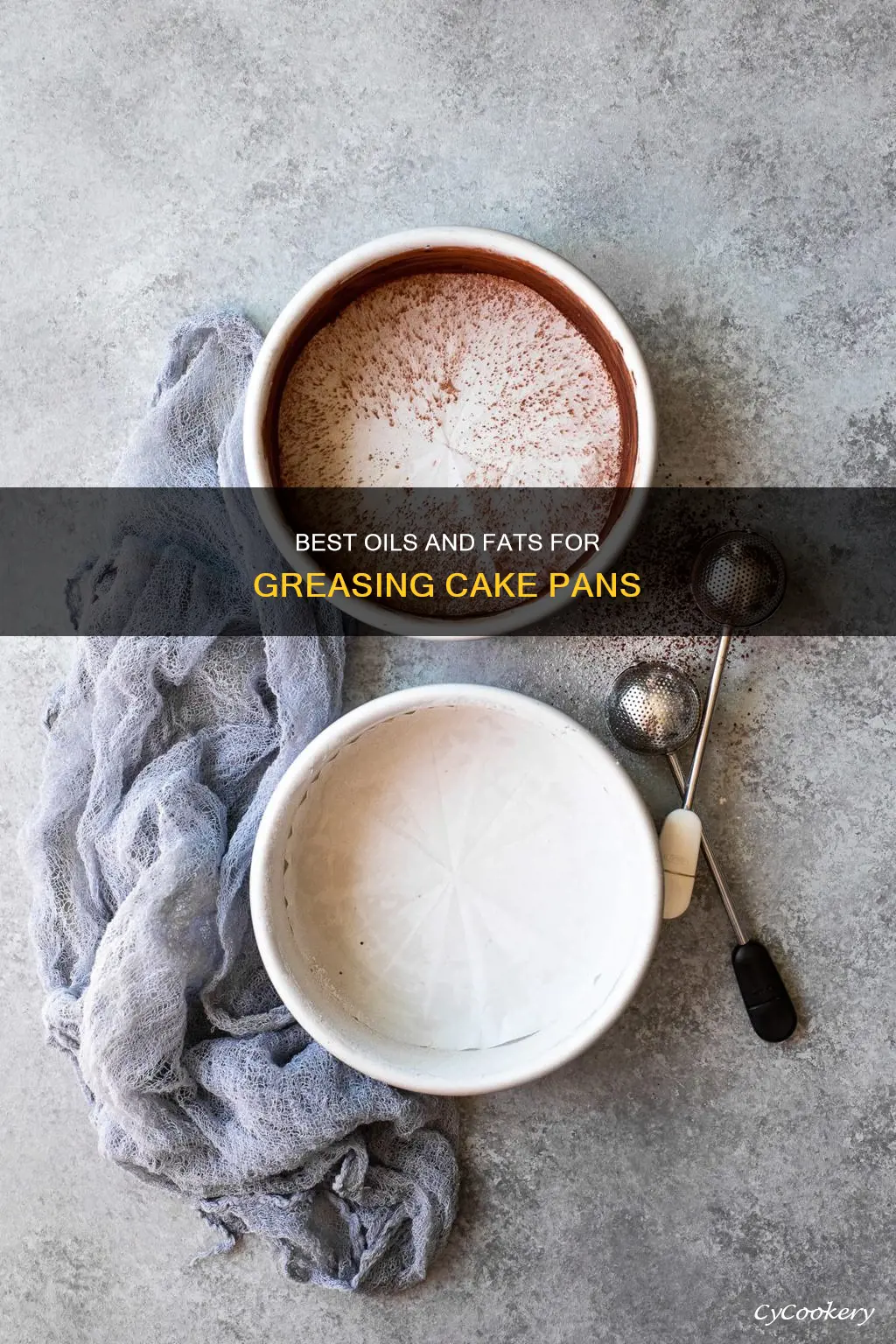what can I use to grease pan for bakong cake