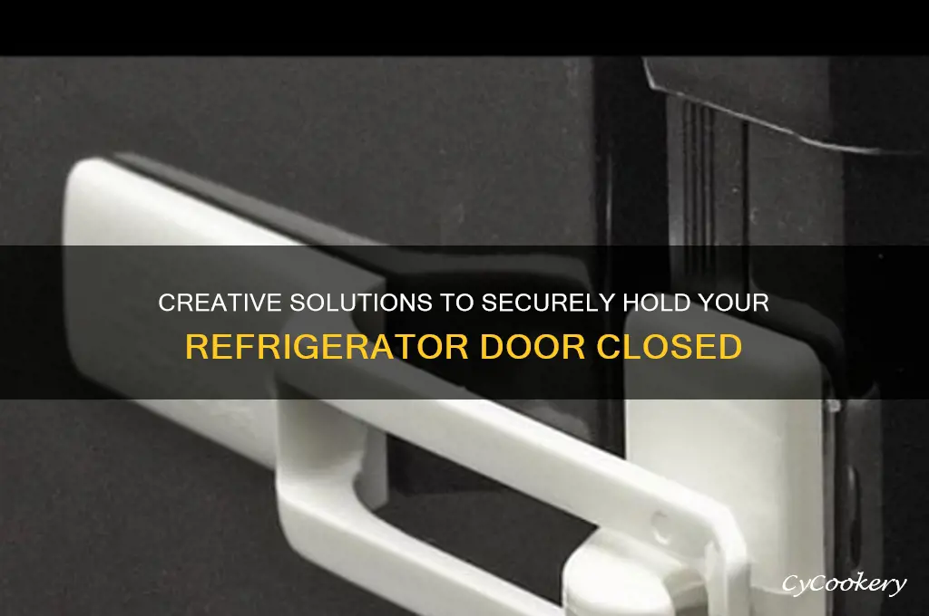 what can i use to hold refrigerator door closed
