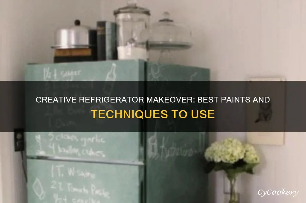 what can i use to paint a refrigerator