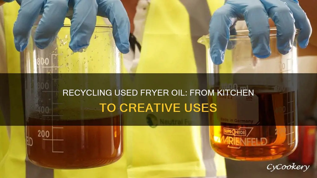 what can used fryer oil be used to make