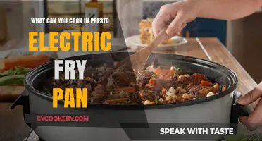Presto Electric Fry Pan: Versatile Cooking Options