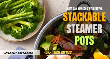 Steaming Delights: Ekovna Stackable Pots for Healthy Cooking