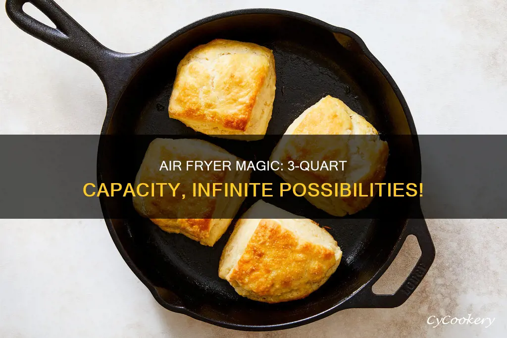 what can you fit in a 3 quart air fryer