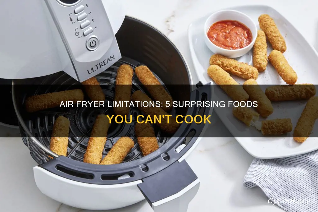 what can you not cook in an air fryer