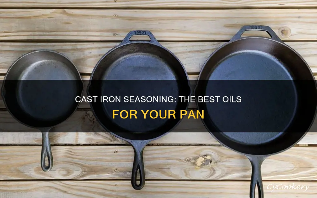 what can you season a cast iron pan with