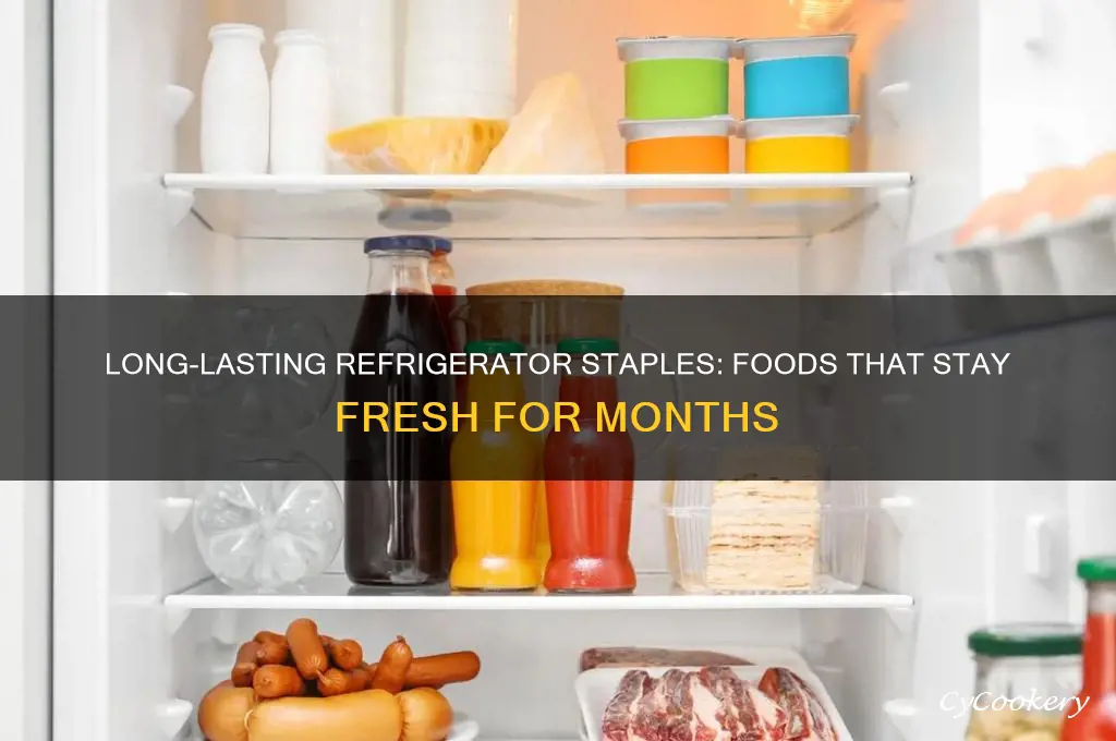 what can you store in refrigerator for a long time