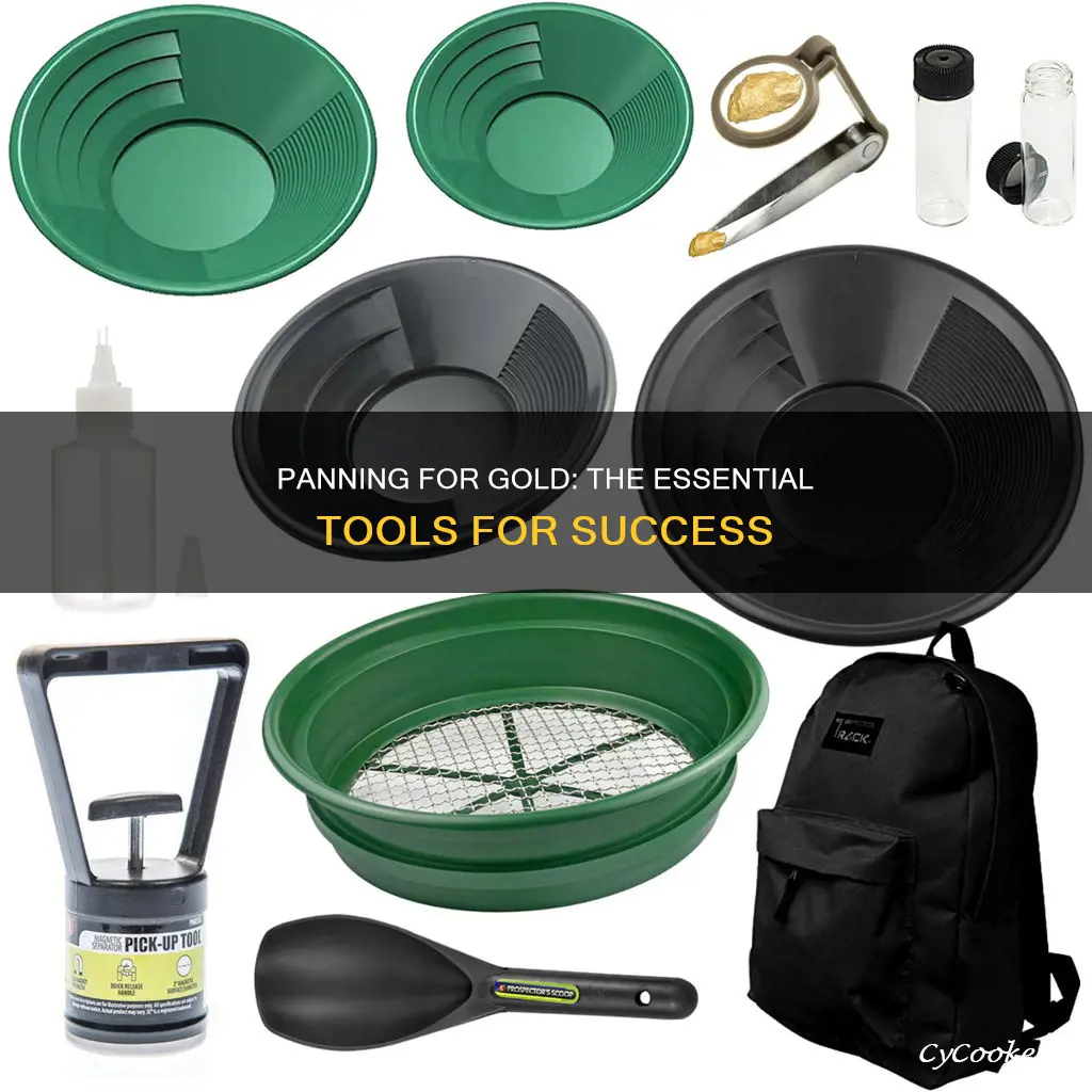 what can you use to pan for gold