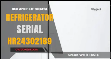 Whirlpool Refrigerator HR24302169: Discover Its Capacity and Features