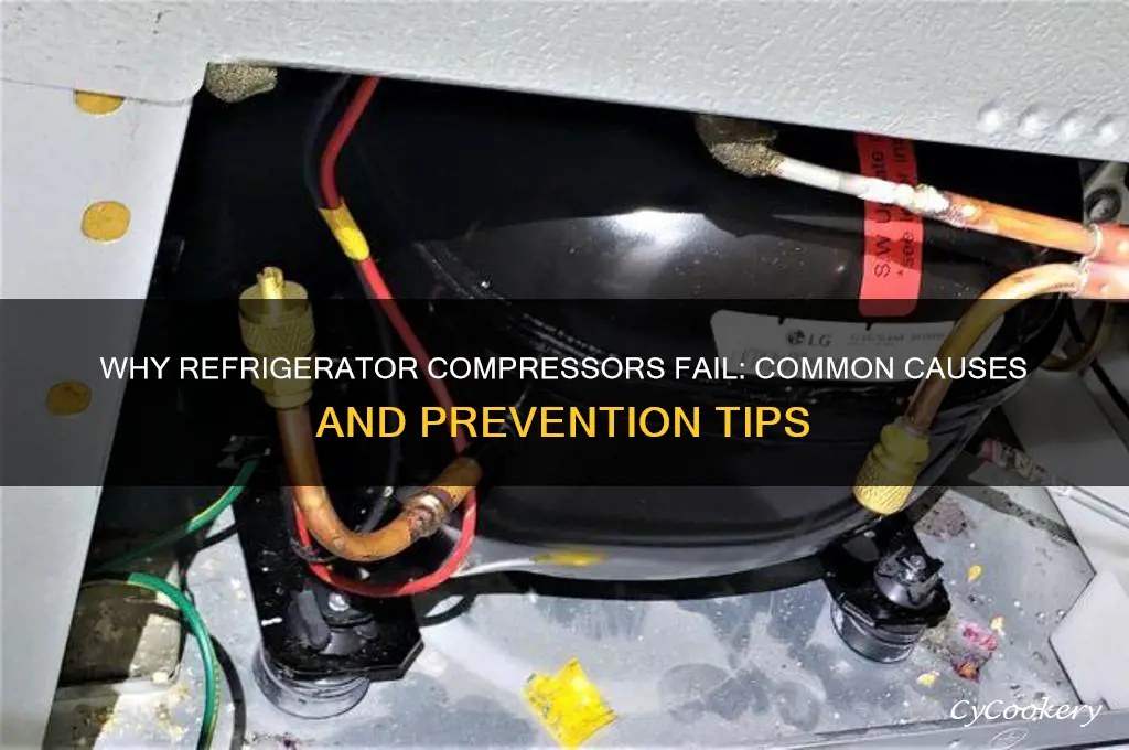 what causes a refrigerator compressor to go bad