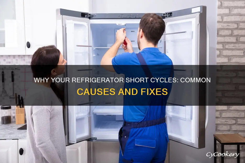 what causes a refrigerator to short cycle