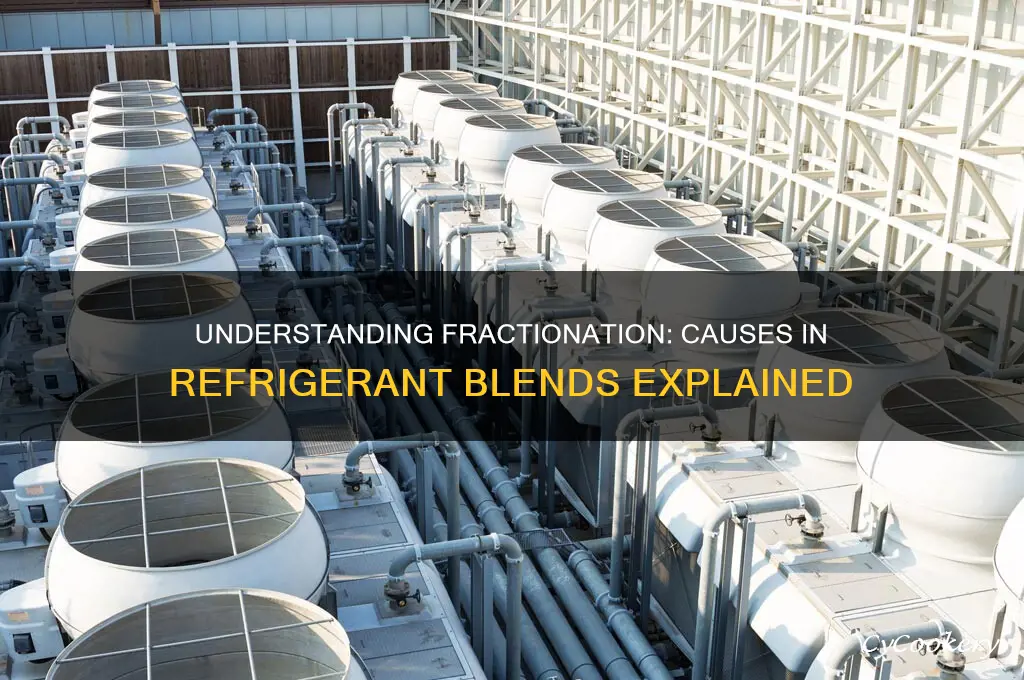 what causes fractionation in certain refrigerant blends
