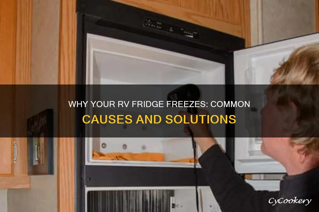 what causes rv refrigerator to freeze up