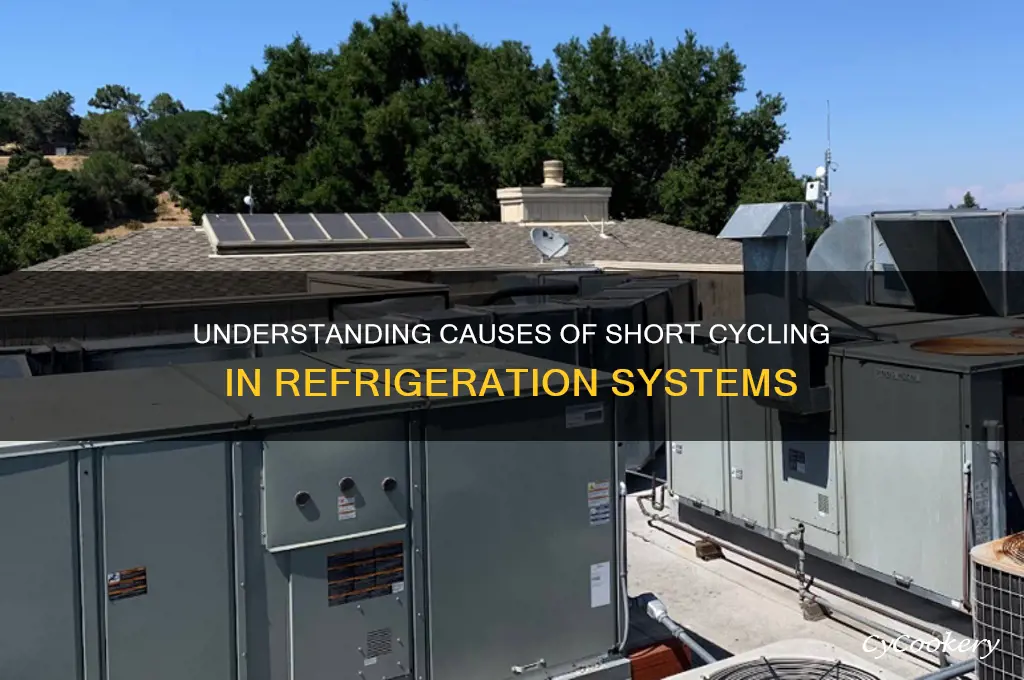 what causes short cycle of refrigeration system