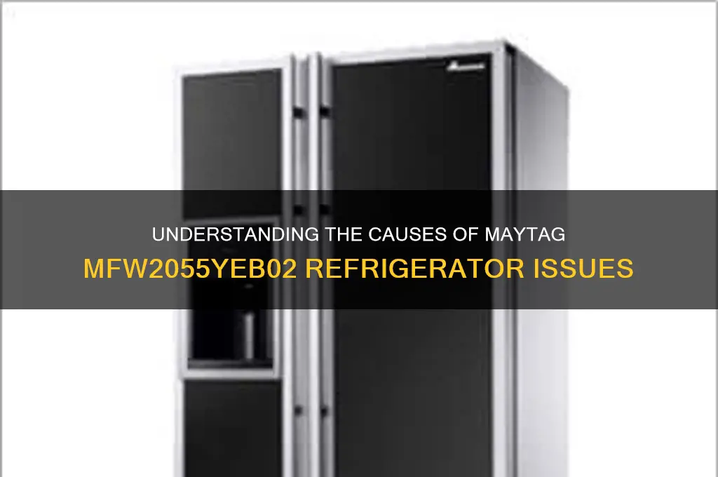 what causes the maytag mode mfw2055yeb02 refrigerator