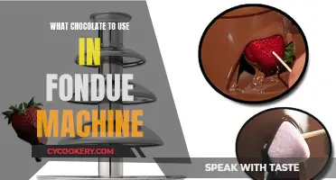 Chocolate Fondue: Melting the Right Chocolate