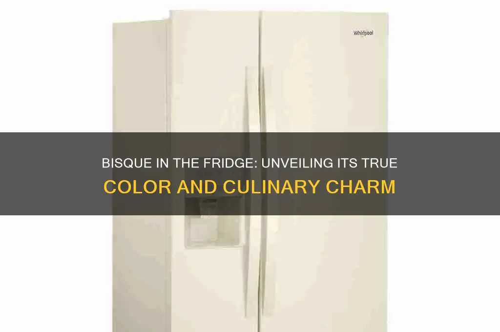 what color is bisque in a refrigerator