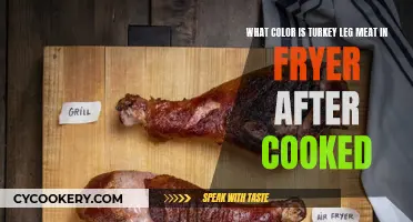 Unveiling the True Color of Turkey Leg Meat: Fryer-Cooked Perfection