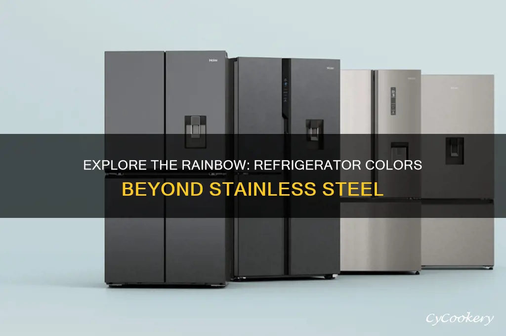 what colors can refrigerators be bought in