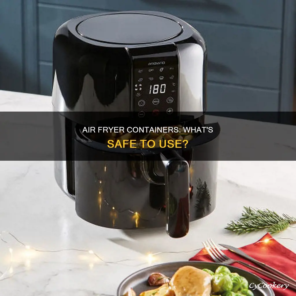 what containers can you use in an air fryer